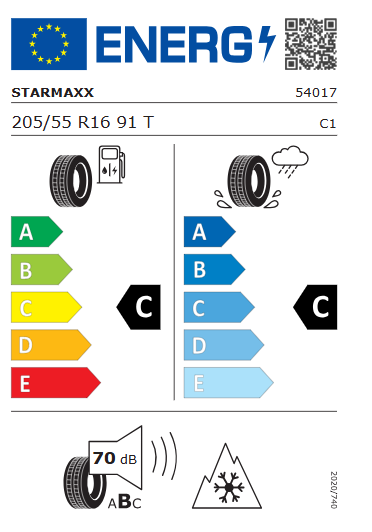 STARMAXX W860 205/55R16 91T 3PMSF (2022-2024)